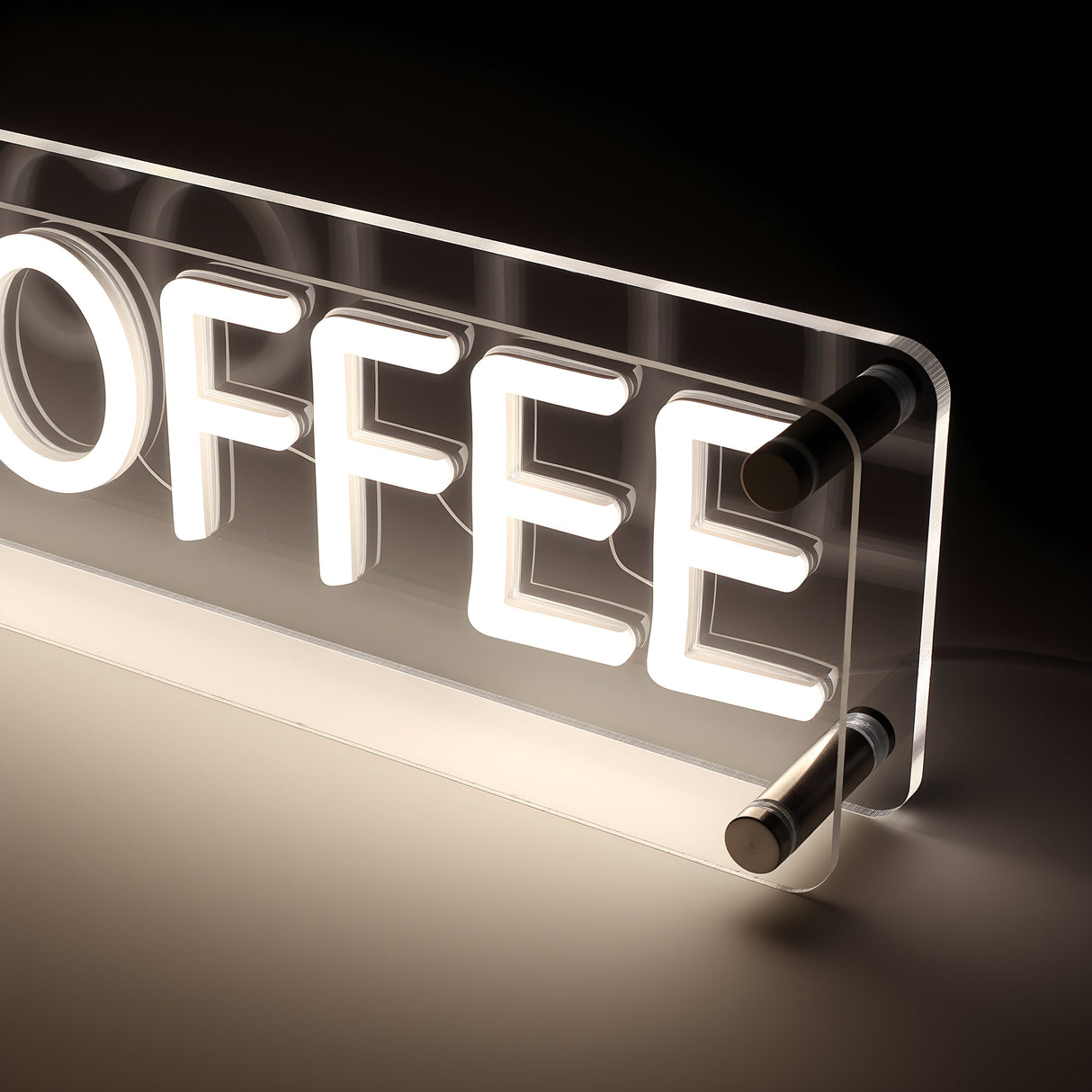 Coffee LED Neon Box Tafellamp