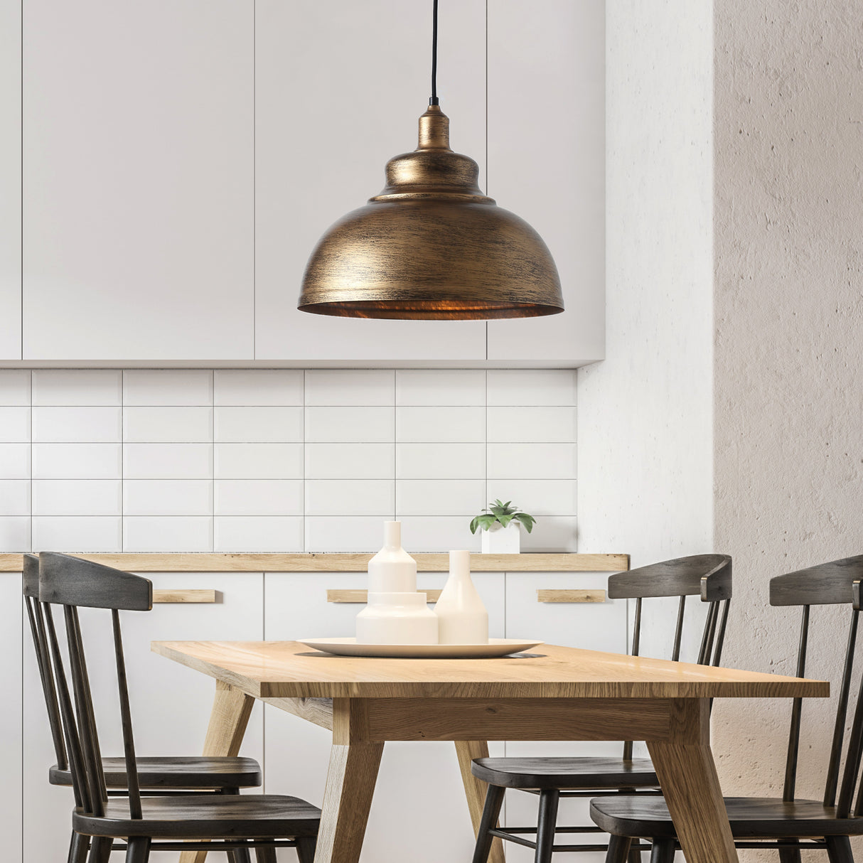 Norman Hanglamp Ø40 Antiek Messing