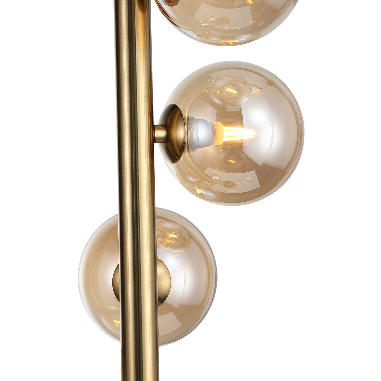 Trento Vloerlamp Messing/Smoke