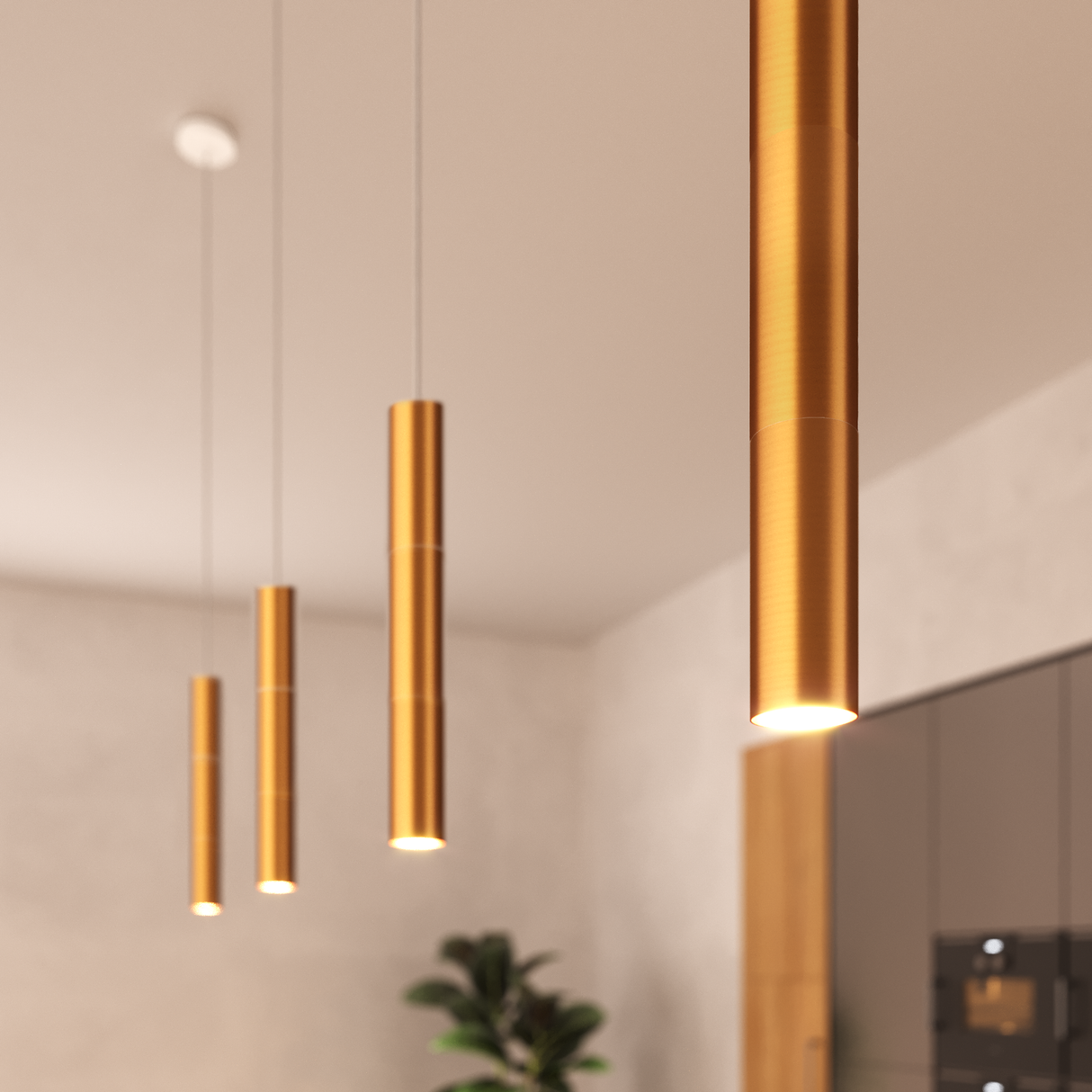 Creative Cables Tube XL Mässing-Lampconcept.se