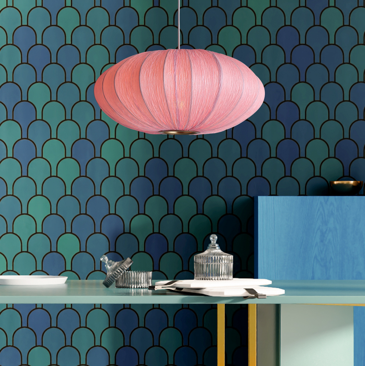 Alcazar Hanglamp Ø50 Roze