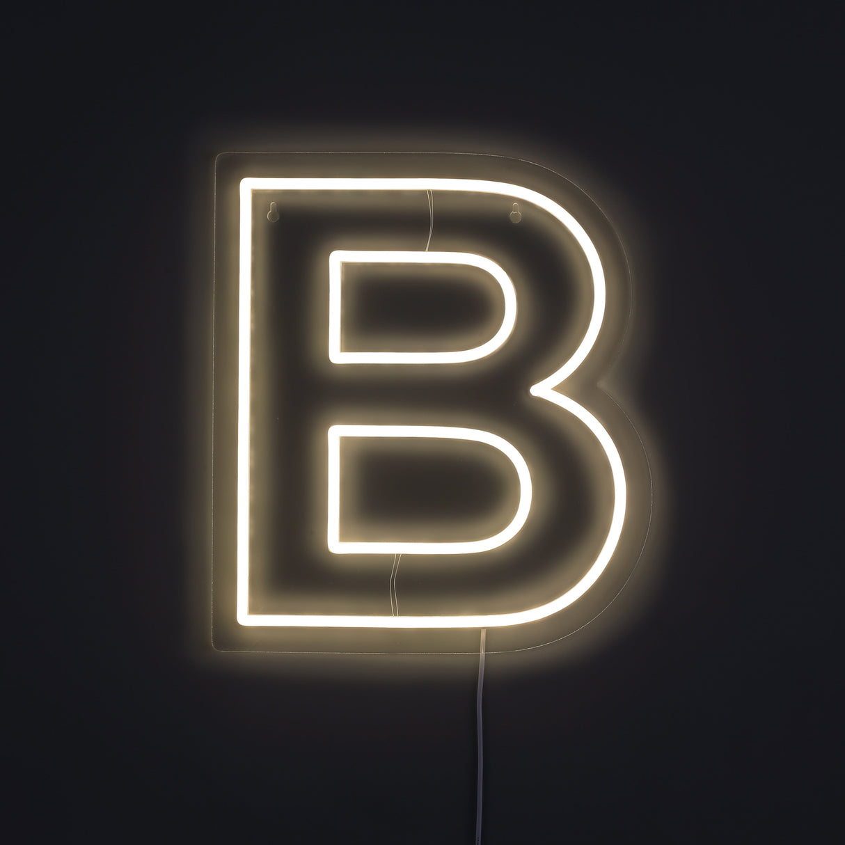 Letter B Neon Wandlamp