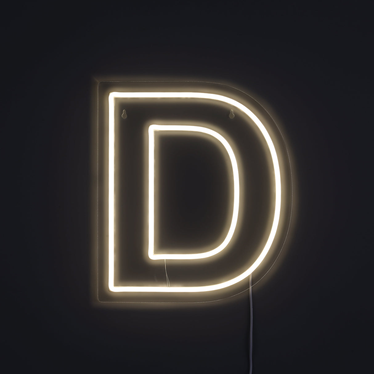 Letter D Neon Wandlamp