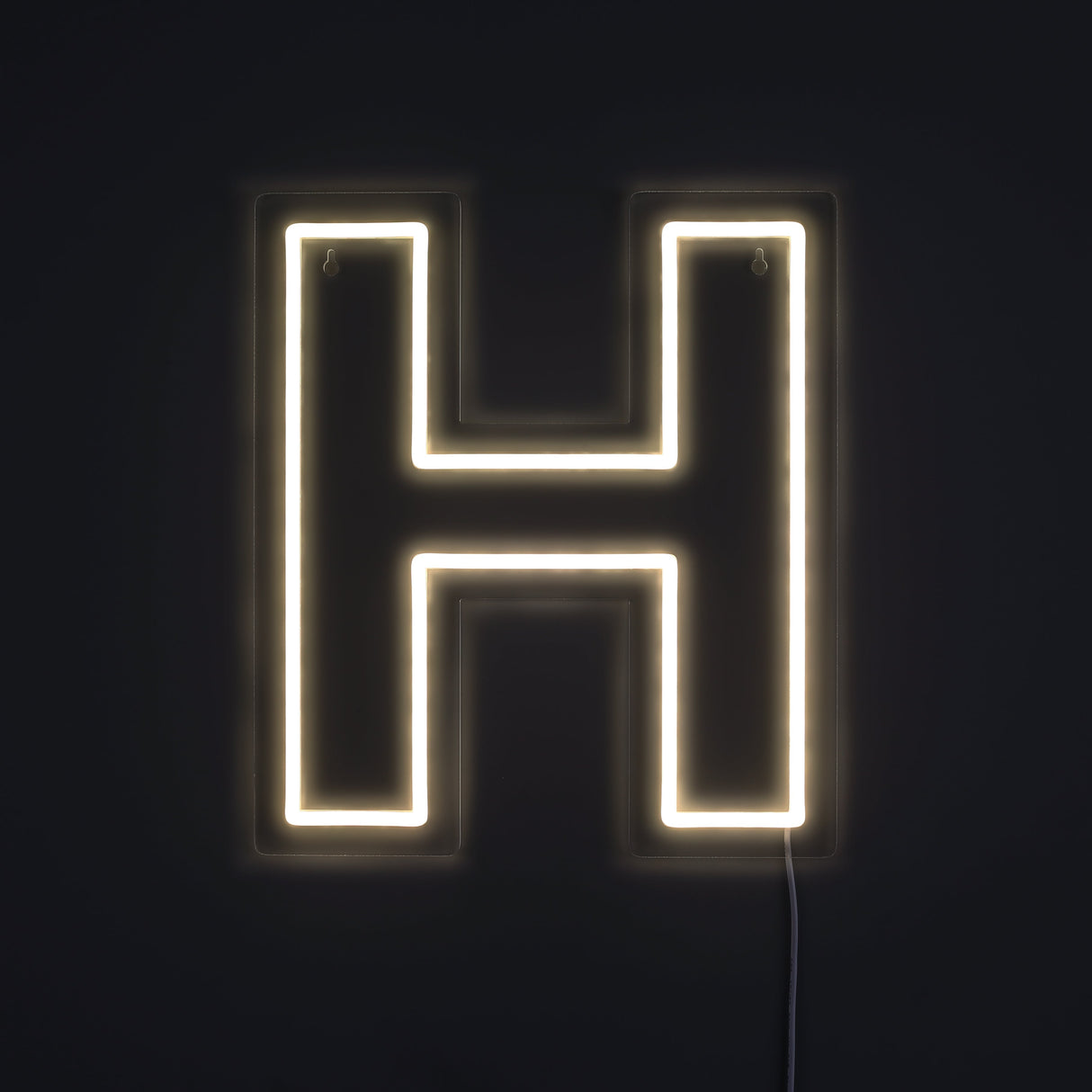 Letter H Neon Wandlamp