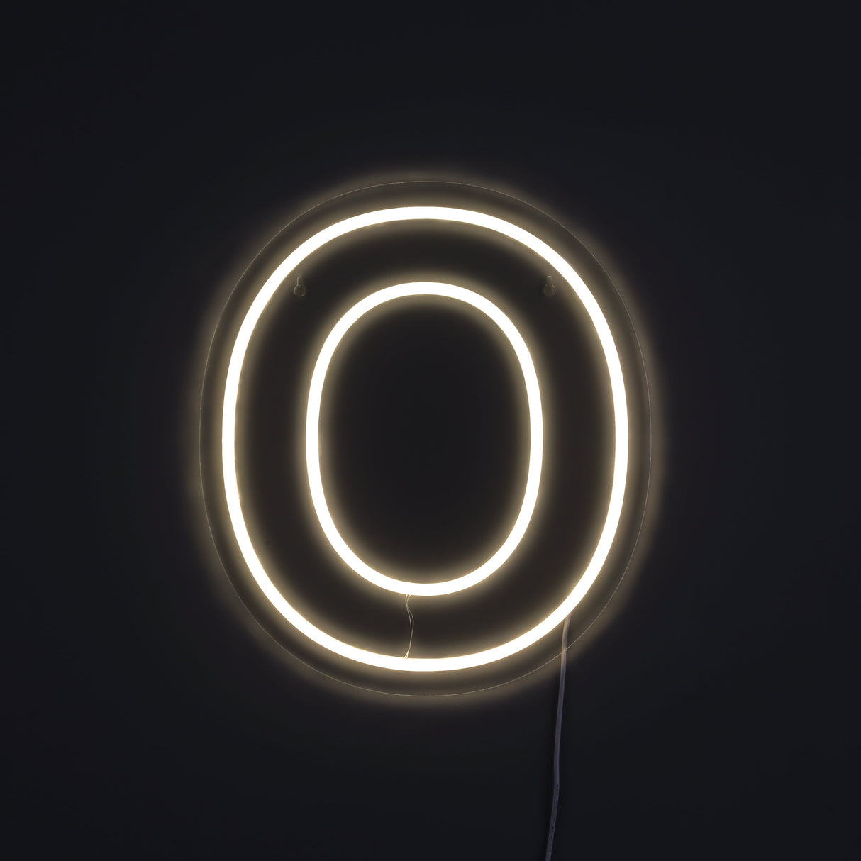 Letter O Neon Wandlamp