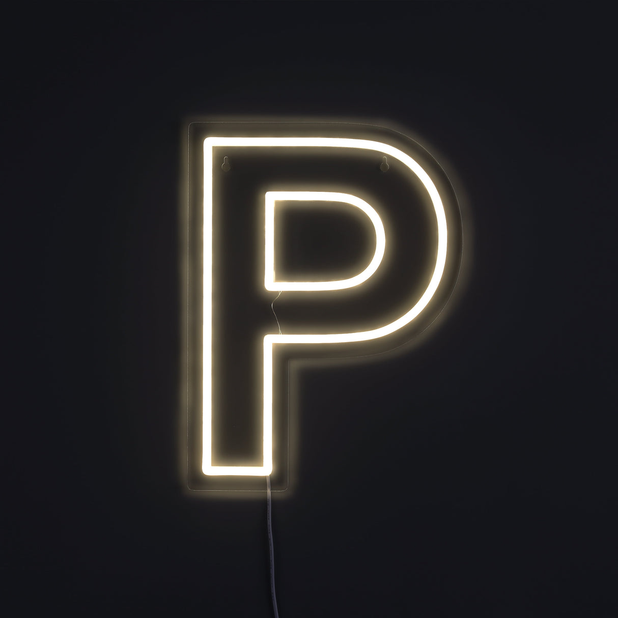 Letter P Neon Wandlamp