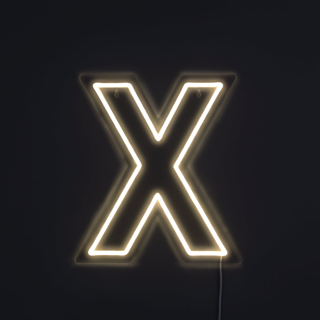 Letter X Neon Wandlamp
