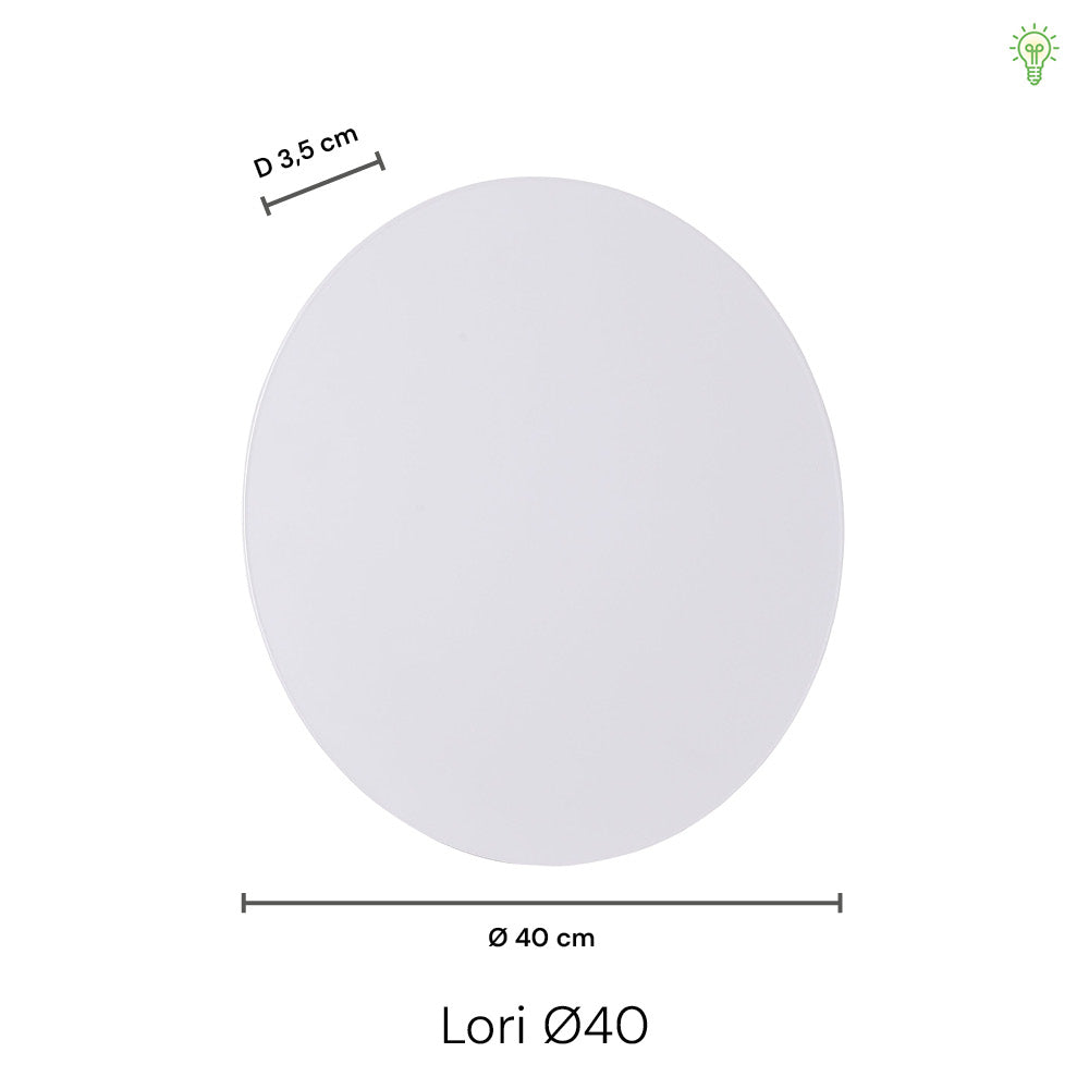 Lori Wandlamp Ø40 Messing