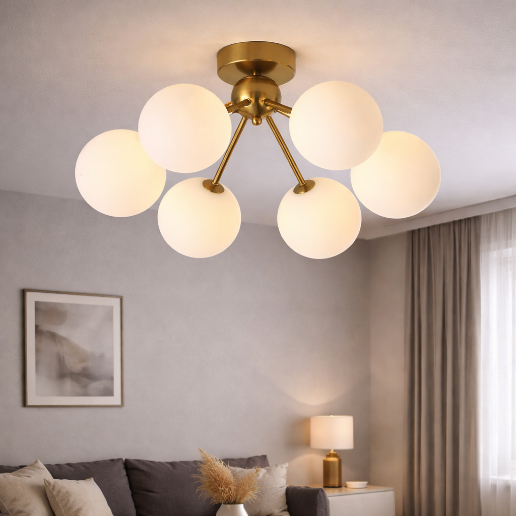 Lugano Plafondlamp Ø64 Opal