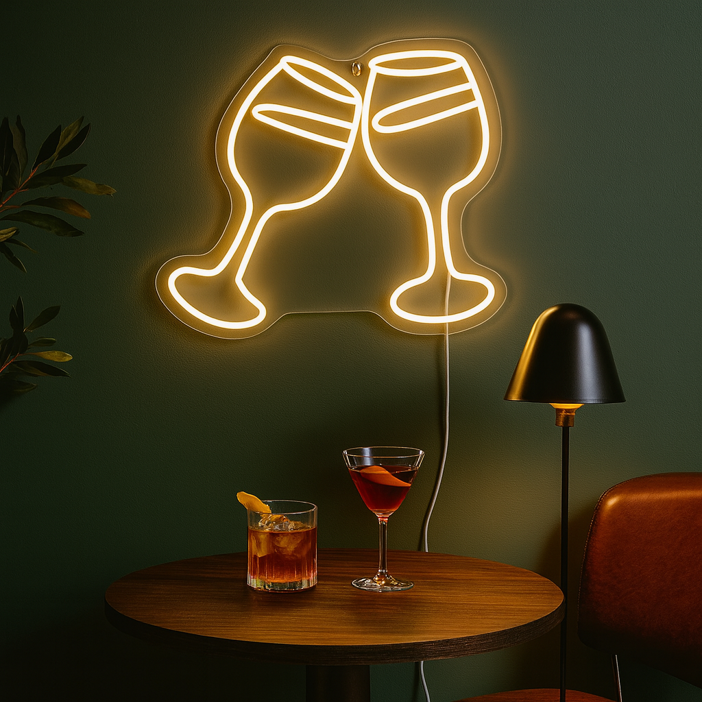 Cheers Neon Vägglampa