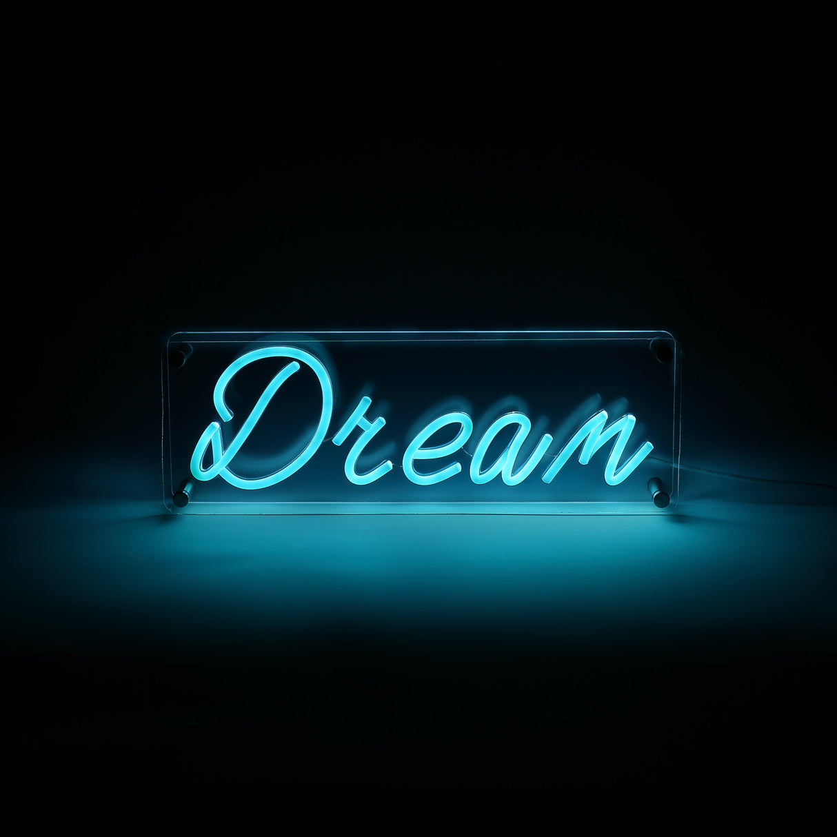 Dream LED Neon Box Tafellamp