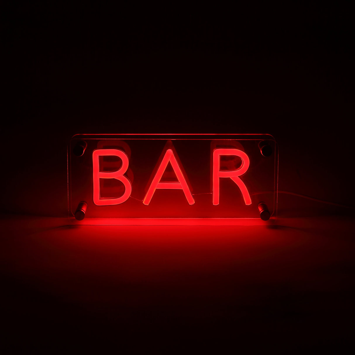 Bar LED Neon Box Tafellamp