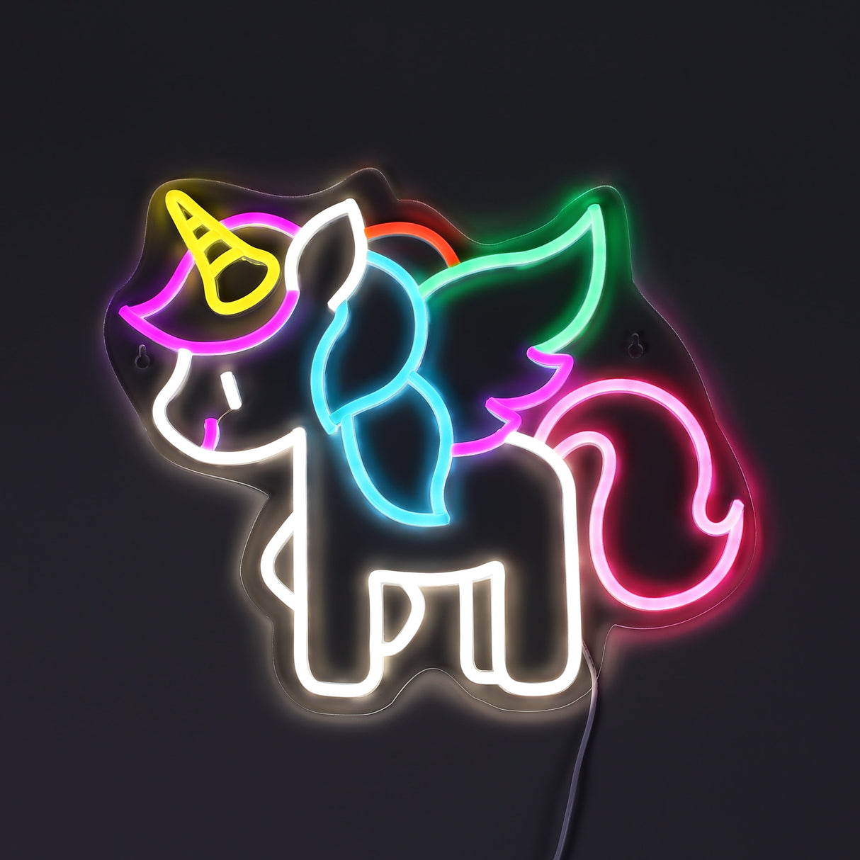 Unicorn Baby Neon Wandlamp