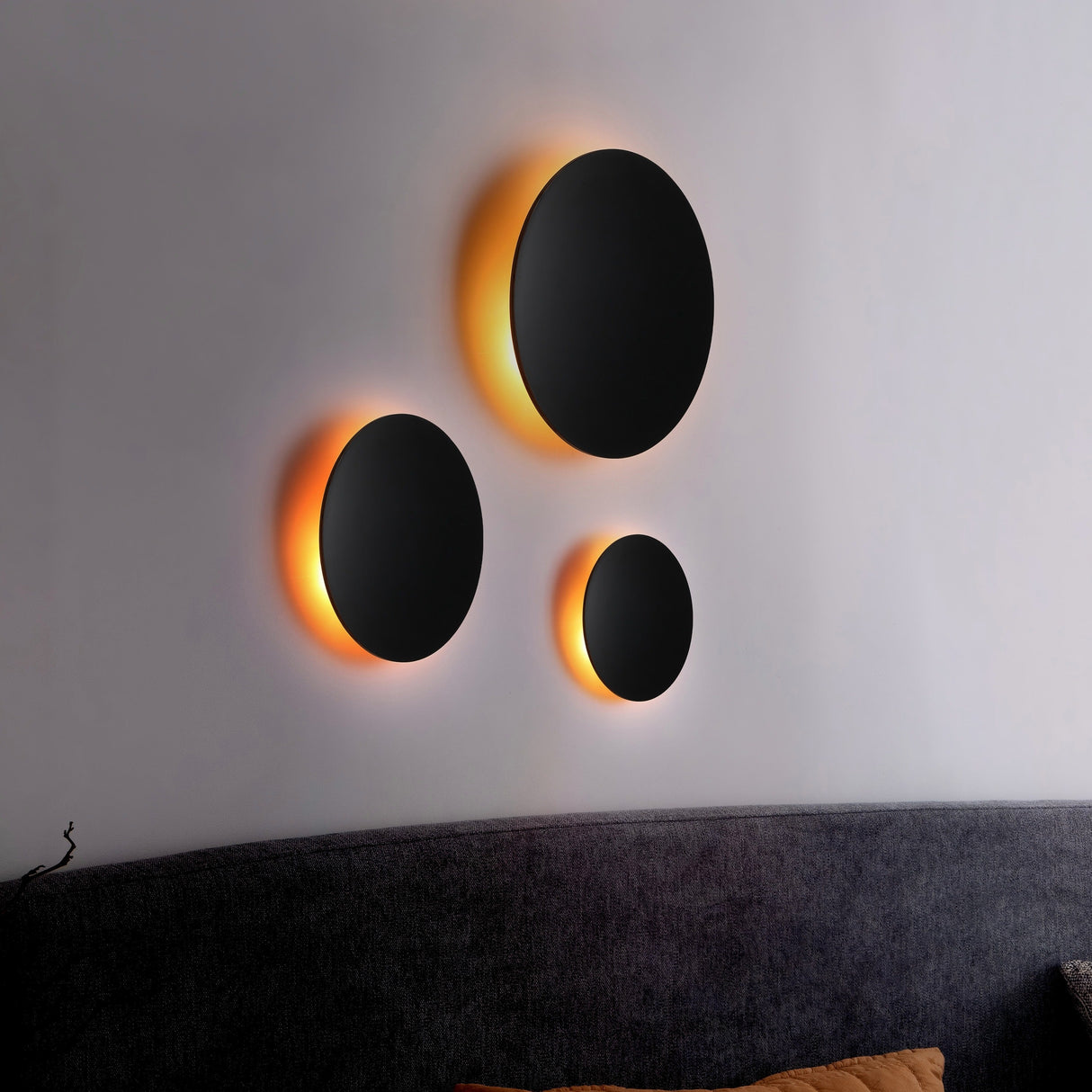 Lori Wandlamp Ø40 Zwart