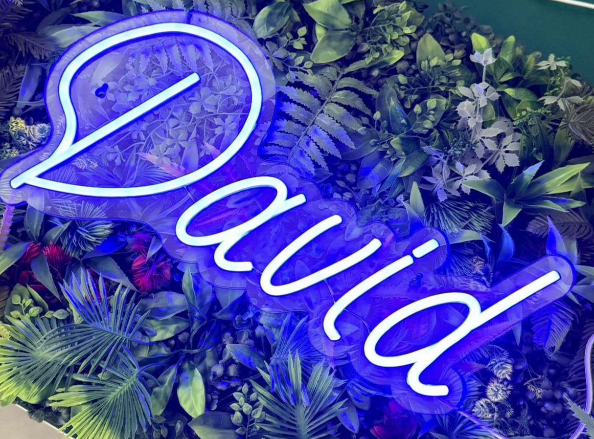 Neon Naamlicht Blauw