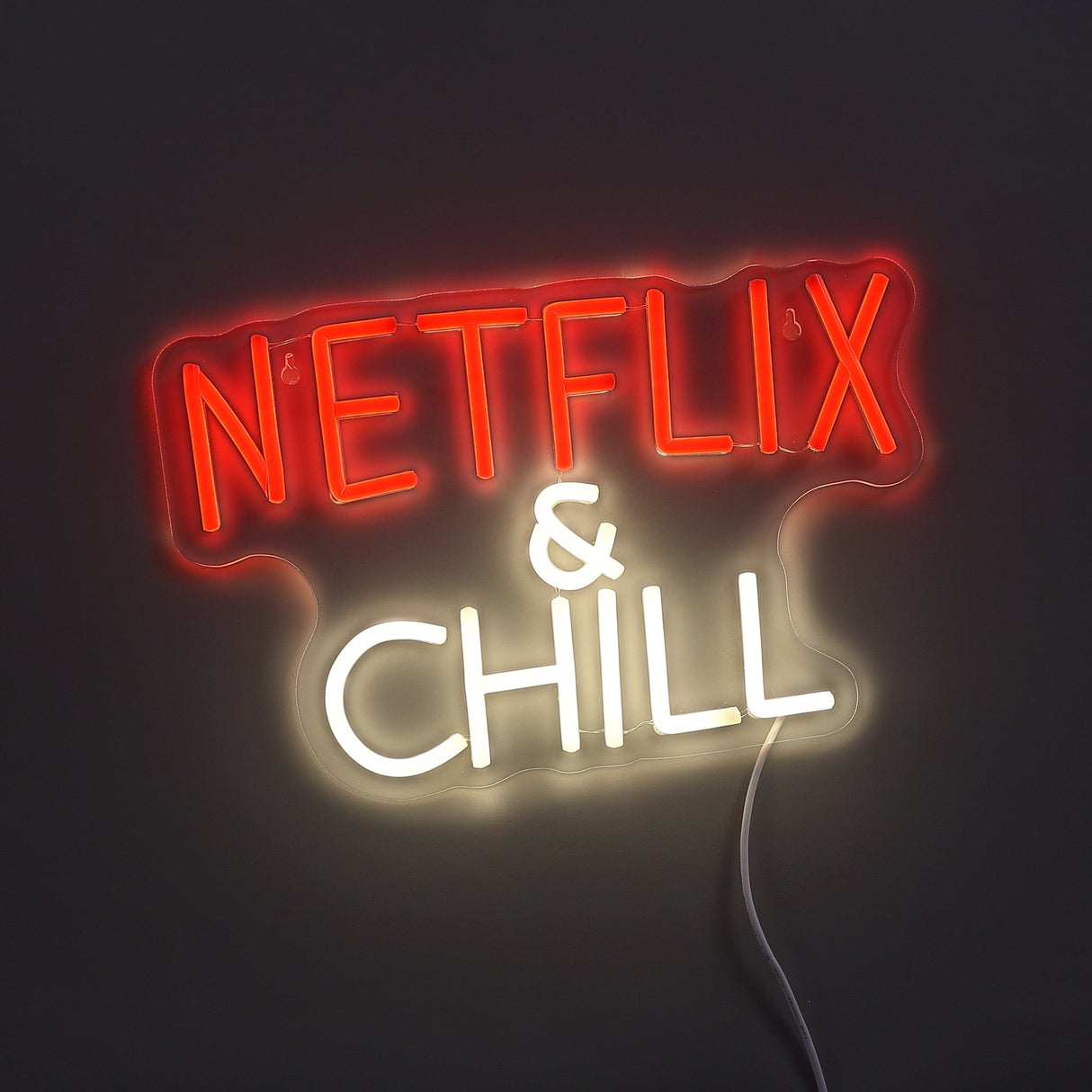 Netflix & Chill Neon Vägglampa-Lampconcept.se