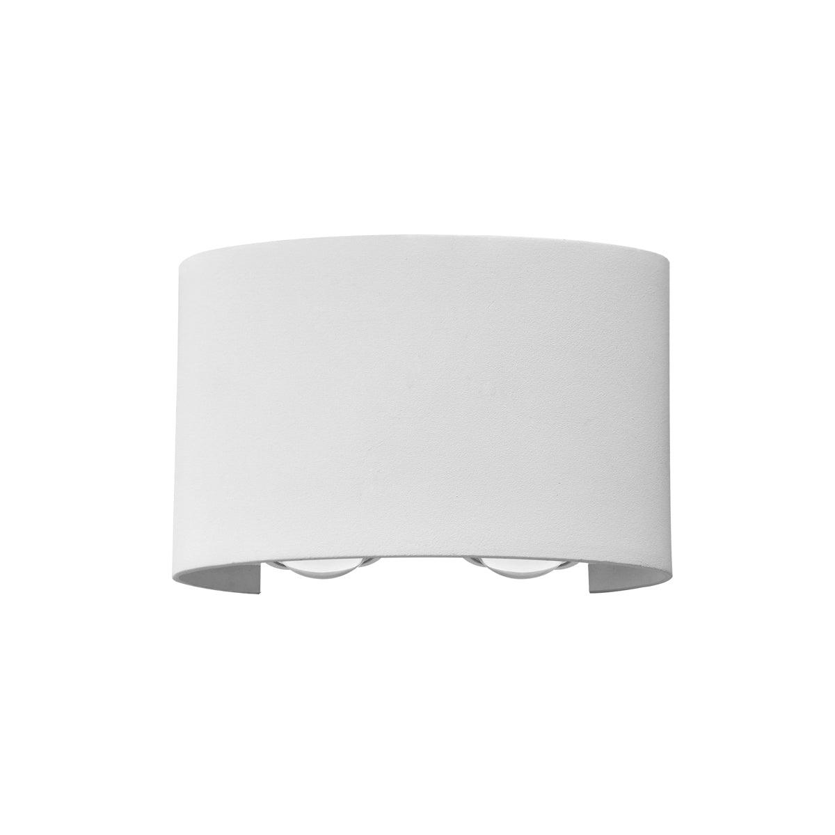 Ortelo 4W 12cm Vägglampa Utomhus Vit-Lampconcept.se
