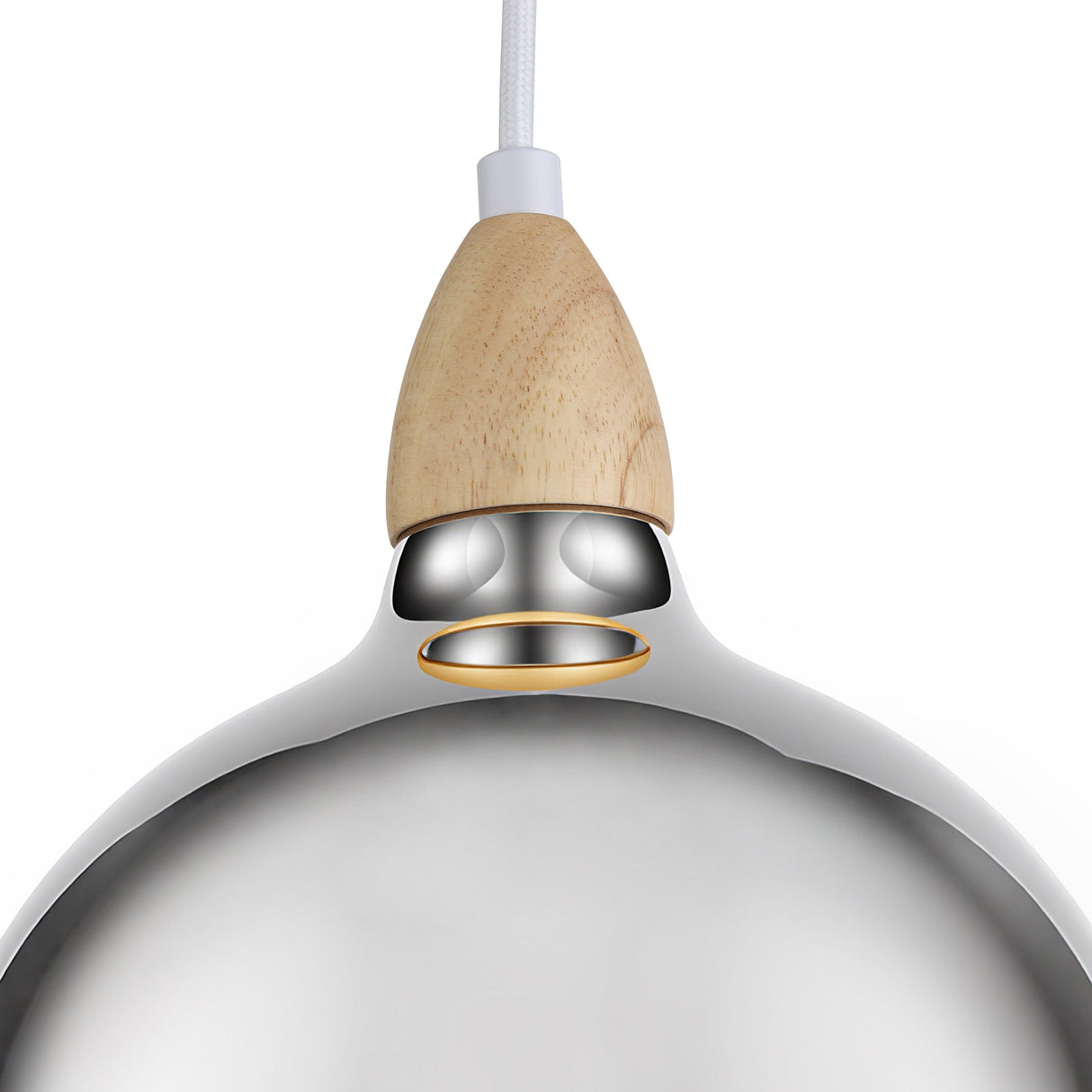 Oak Hanglamp Ø19 Chroom