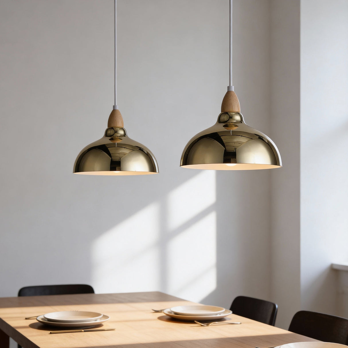 Oak Hanglamp Ø24 Helder Messing