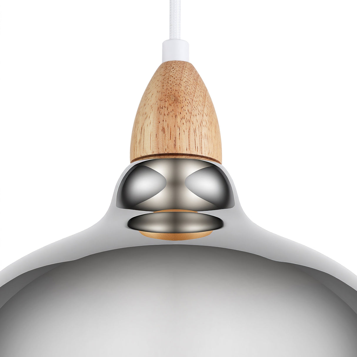 Oak Hanglamp Ø24 Chroom