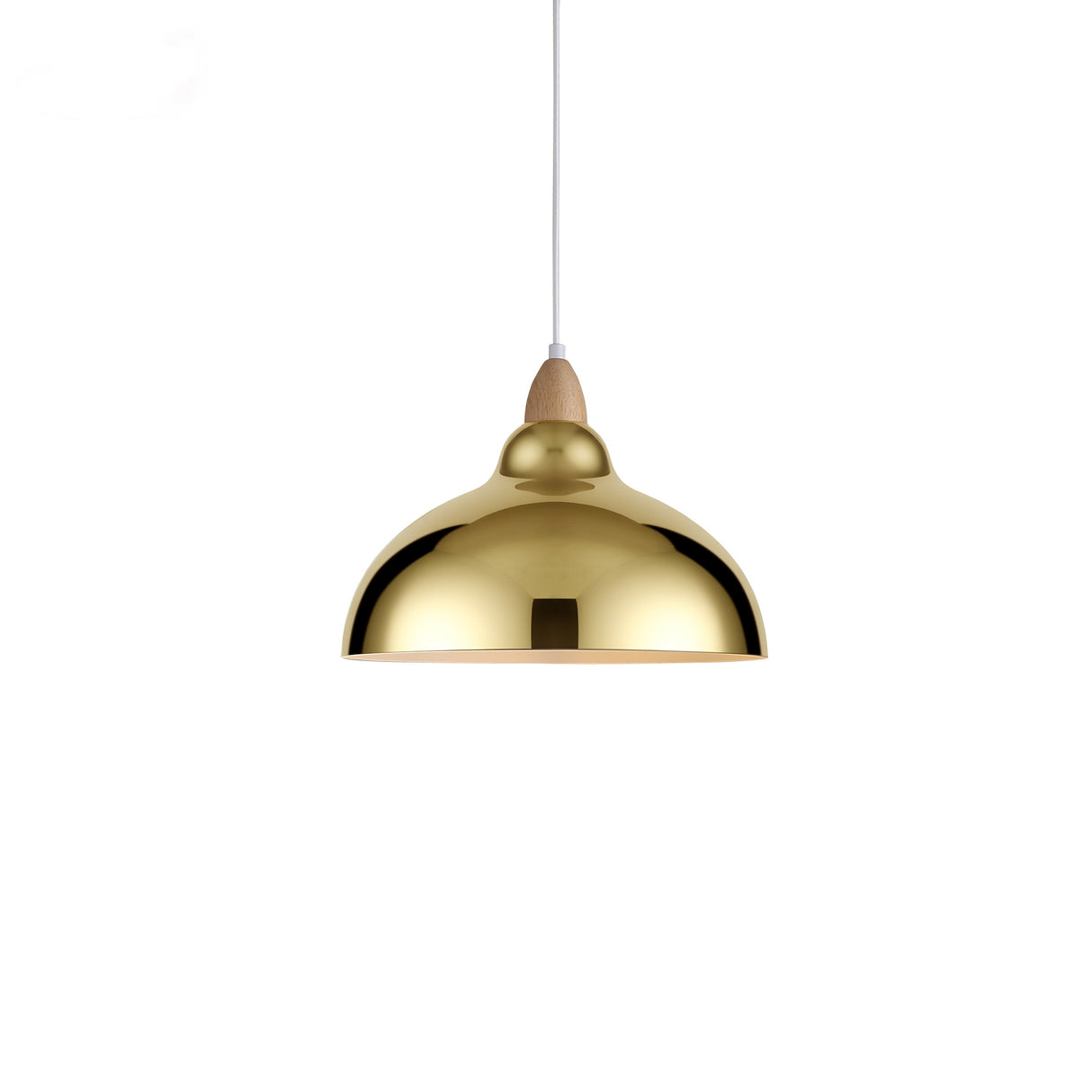 Oak Hanglamp Ø35 Glanzend Messing