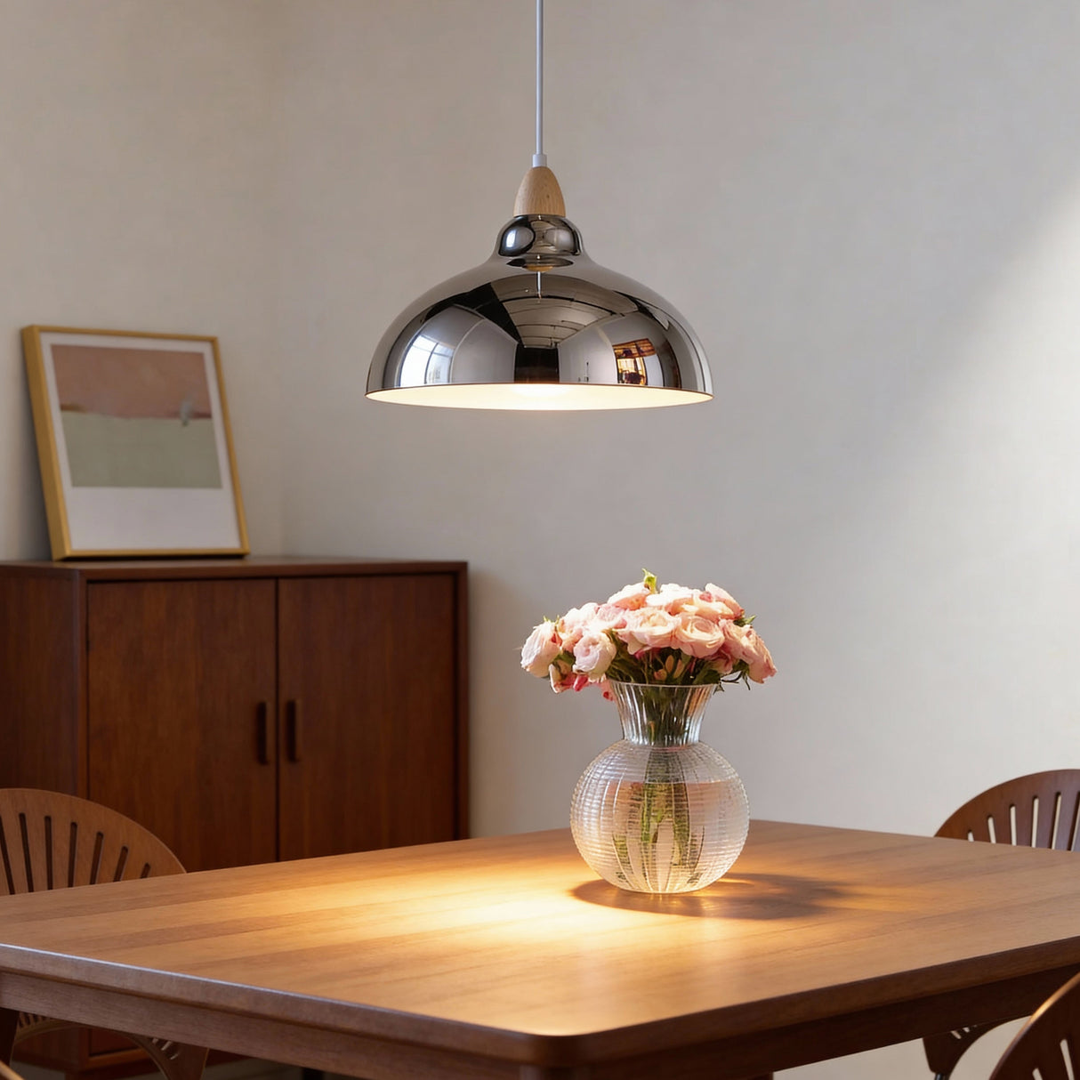 Oak Hanglamp Ø35 Chroom