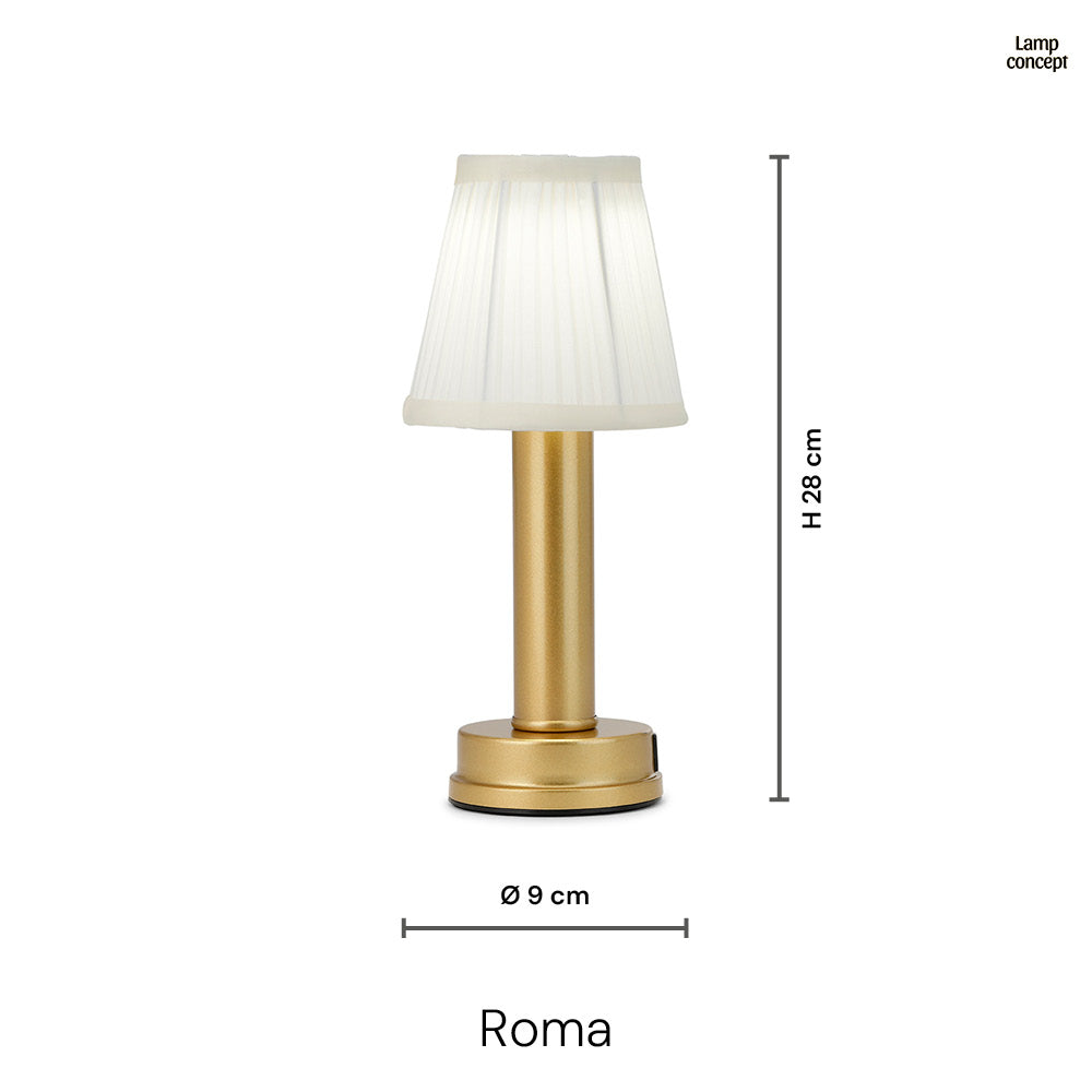 Roma LED Draadloze Messing