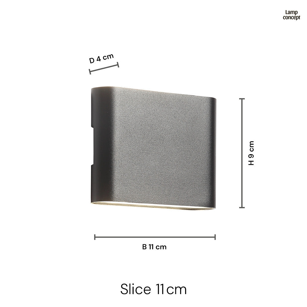 Romano 11cm LED IP54 Buiten