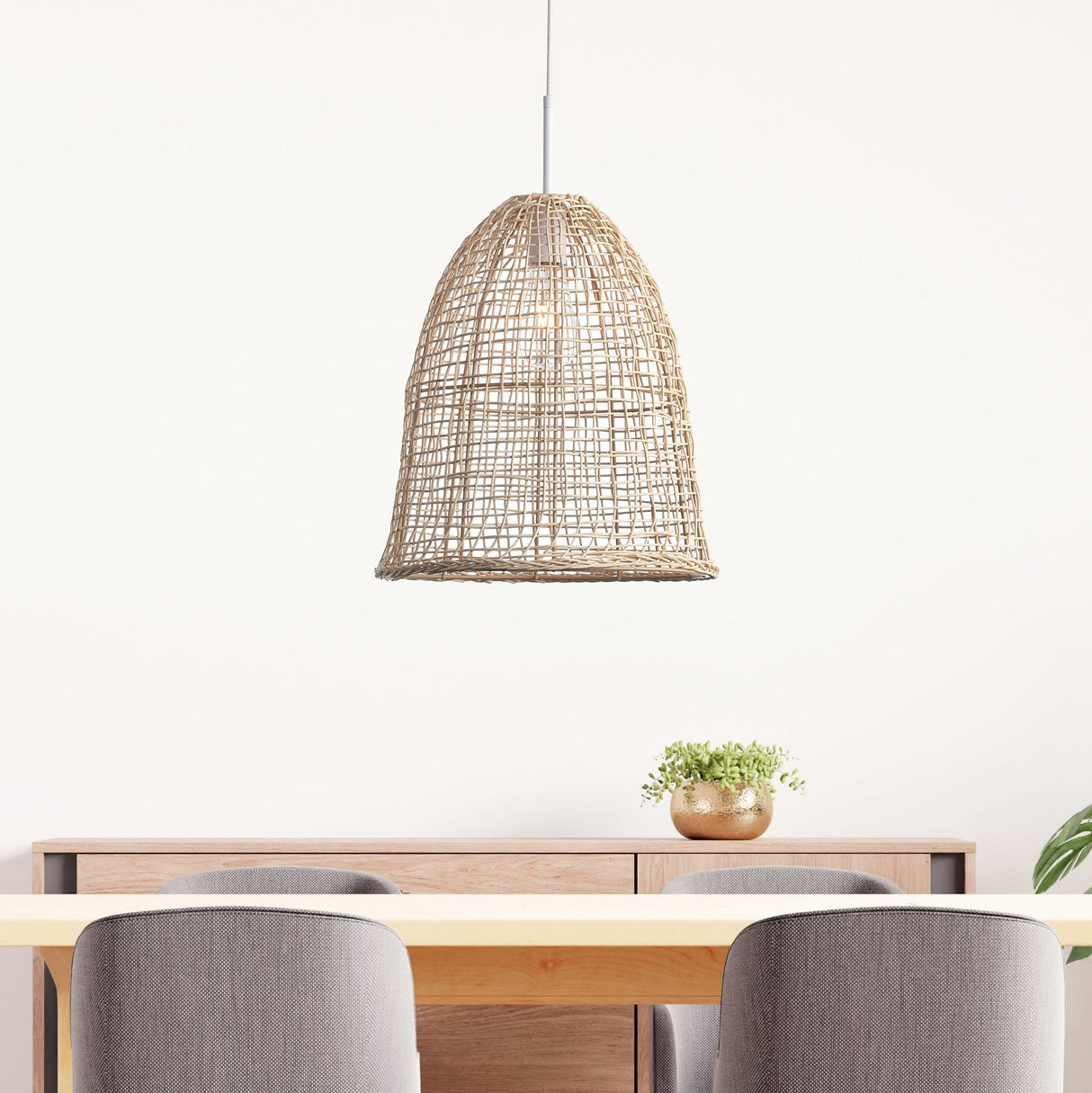 Celis Rattan Taklampa Ø35-Lampconcept.se
