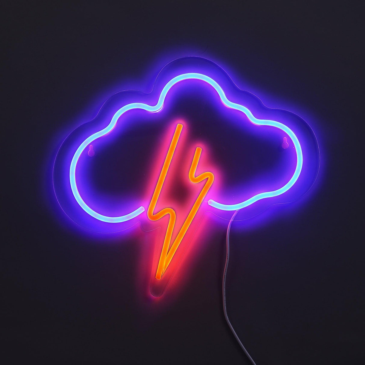 Thunder Cloud Neon Vägglampa-Lampconcept.se