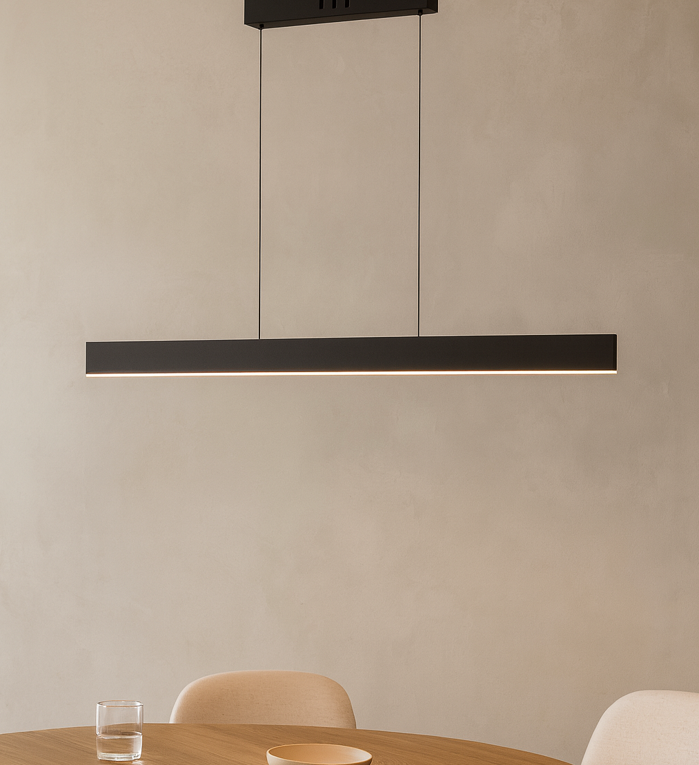 Vision Lange Hanglamp Zwart