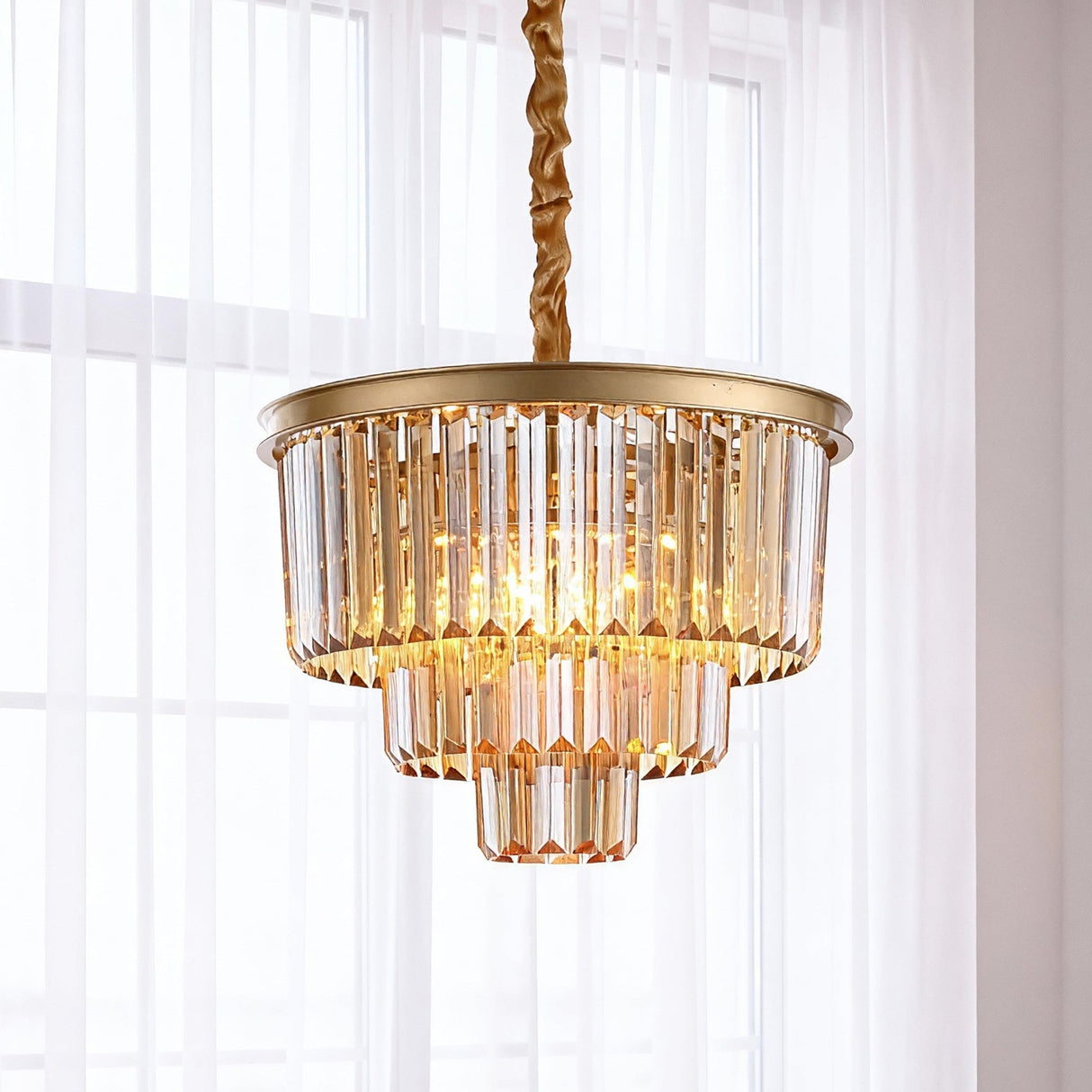 Santorini Kroonluchter Ø40 Amber