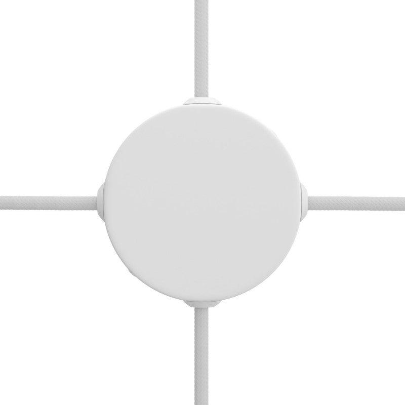 Takkopp 4x Sidohål Matt Vit-Lampconcept.se