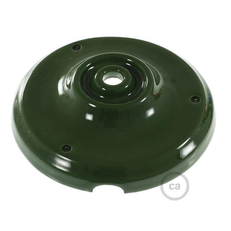 Porslin Takkopp Ø10,5 Grön-Lampconcept.se