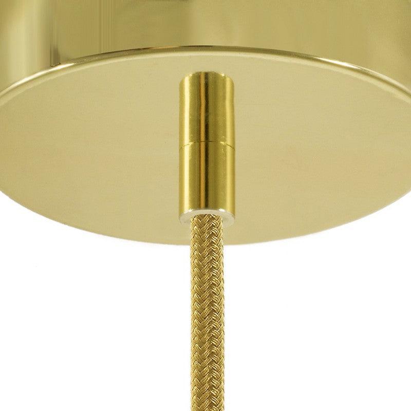 Cylinder Kabelklämma Klar Mässing-Lampconcept.se