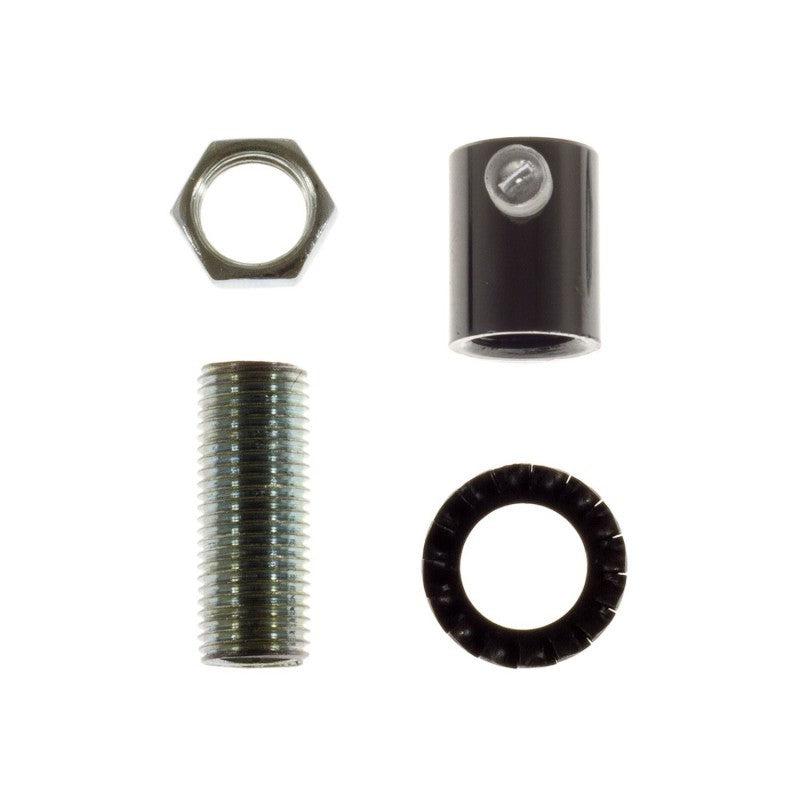 Cylinder Kabelklämma Klar Svart-Lampconcept.se