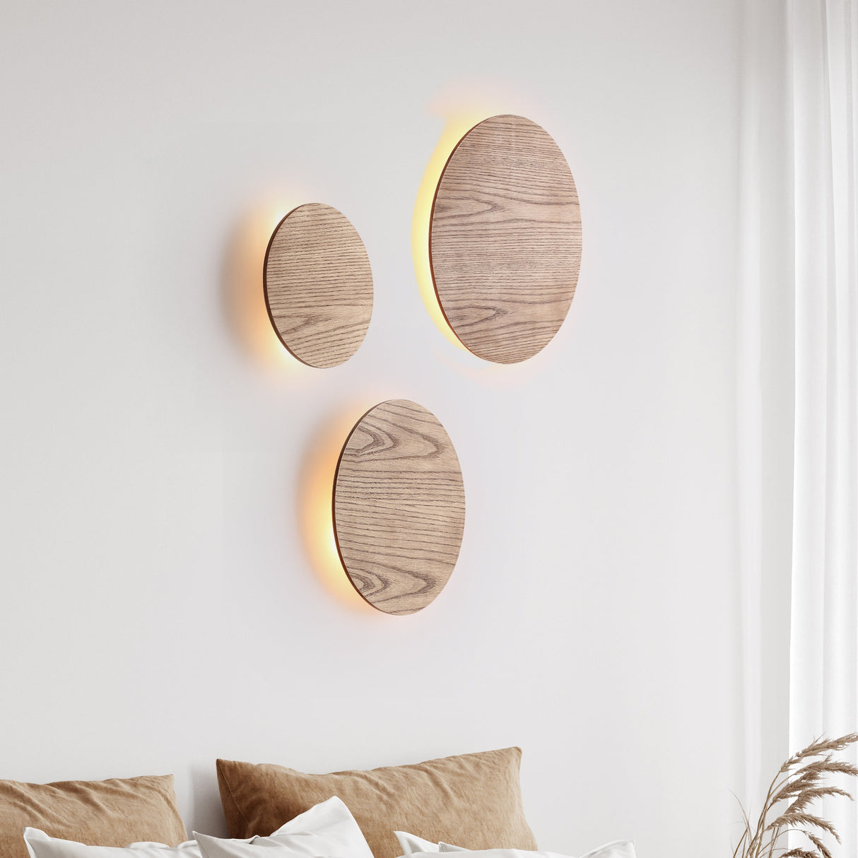 Lori Wandlamp Ø40 Hout