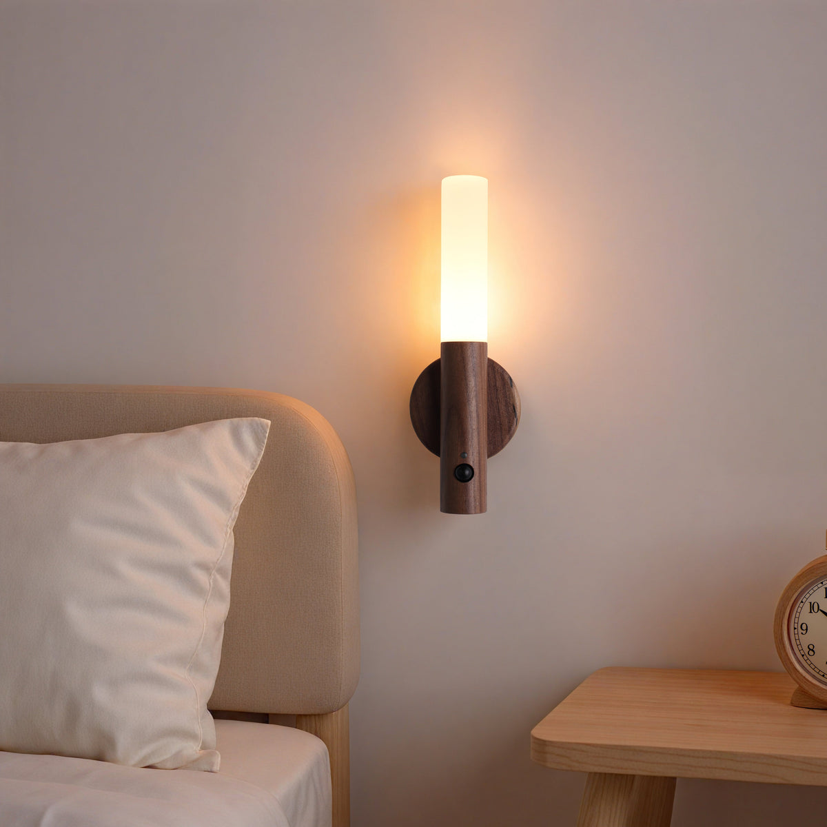 Mutoz Draadloze Magnetische Wandlamp Donker