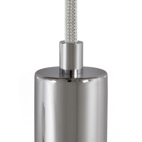 Cylinder Kabelklämma Klar Krom-Lampconcept.se