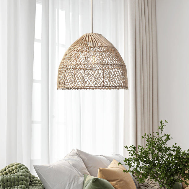 Dome Rattan Taklampa Ø35-Lampconcept.se