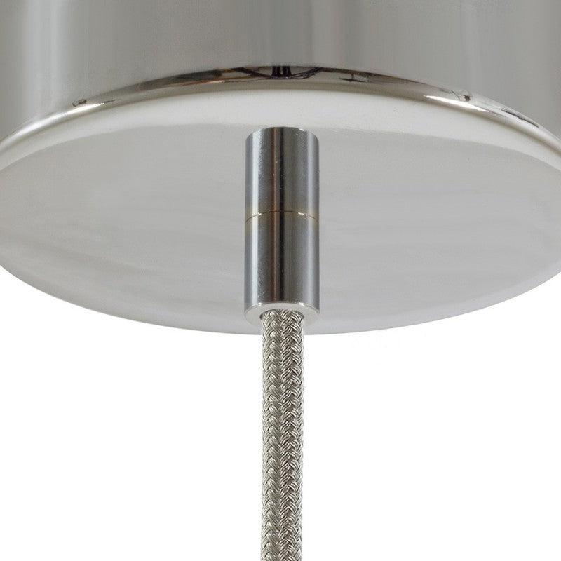 Cylinder Kabelklämma Klar Krom-Lampconcept.se