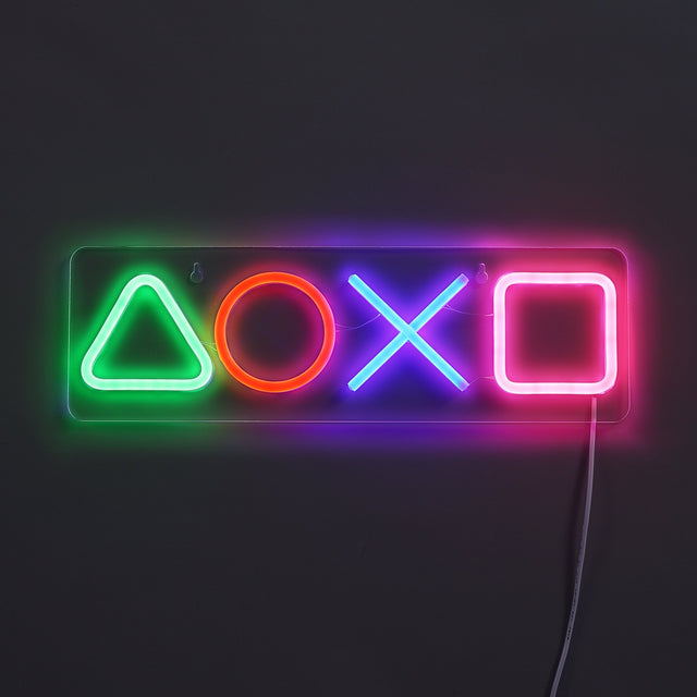 Playstation Neon Vägglampa-Lampconcept.se