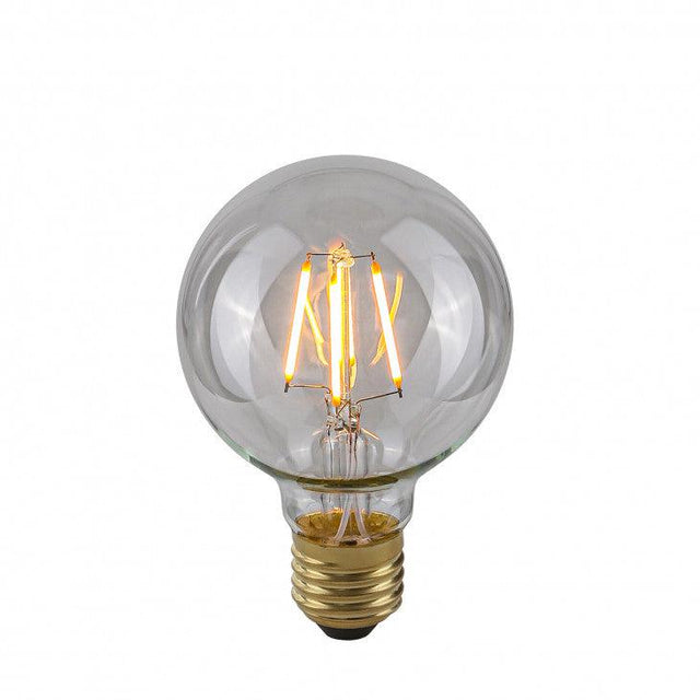 LED 4W 2200K G80 Klar Dimbar (E27)-Lampconcept.se