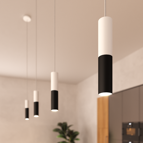 Creative Cables Tube Vit/Svart-Lampconcept.se