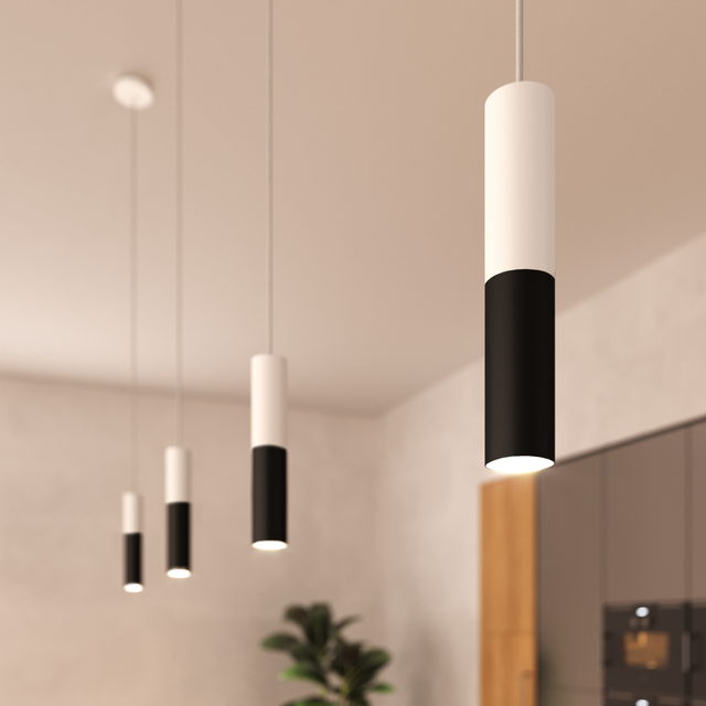 Creative Cables Tube Vit/Svart-Lampconcept.se