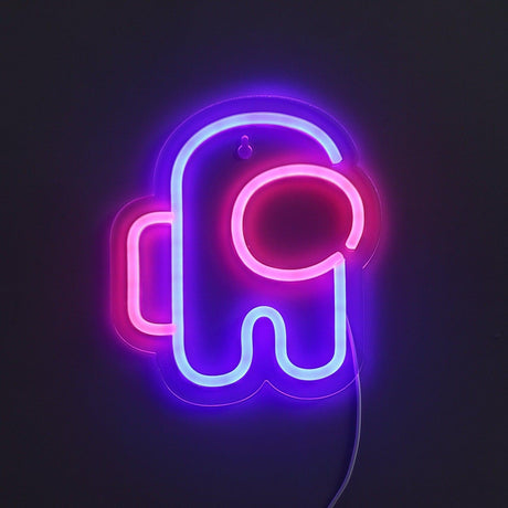 Among us Neon Vägglampa-Lampconcept.se