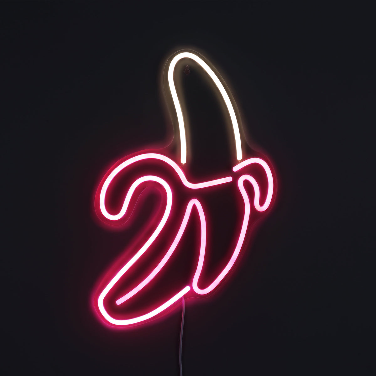Banana Neon Vägglampa Pink-Lampconcept.se