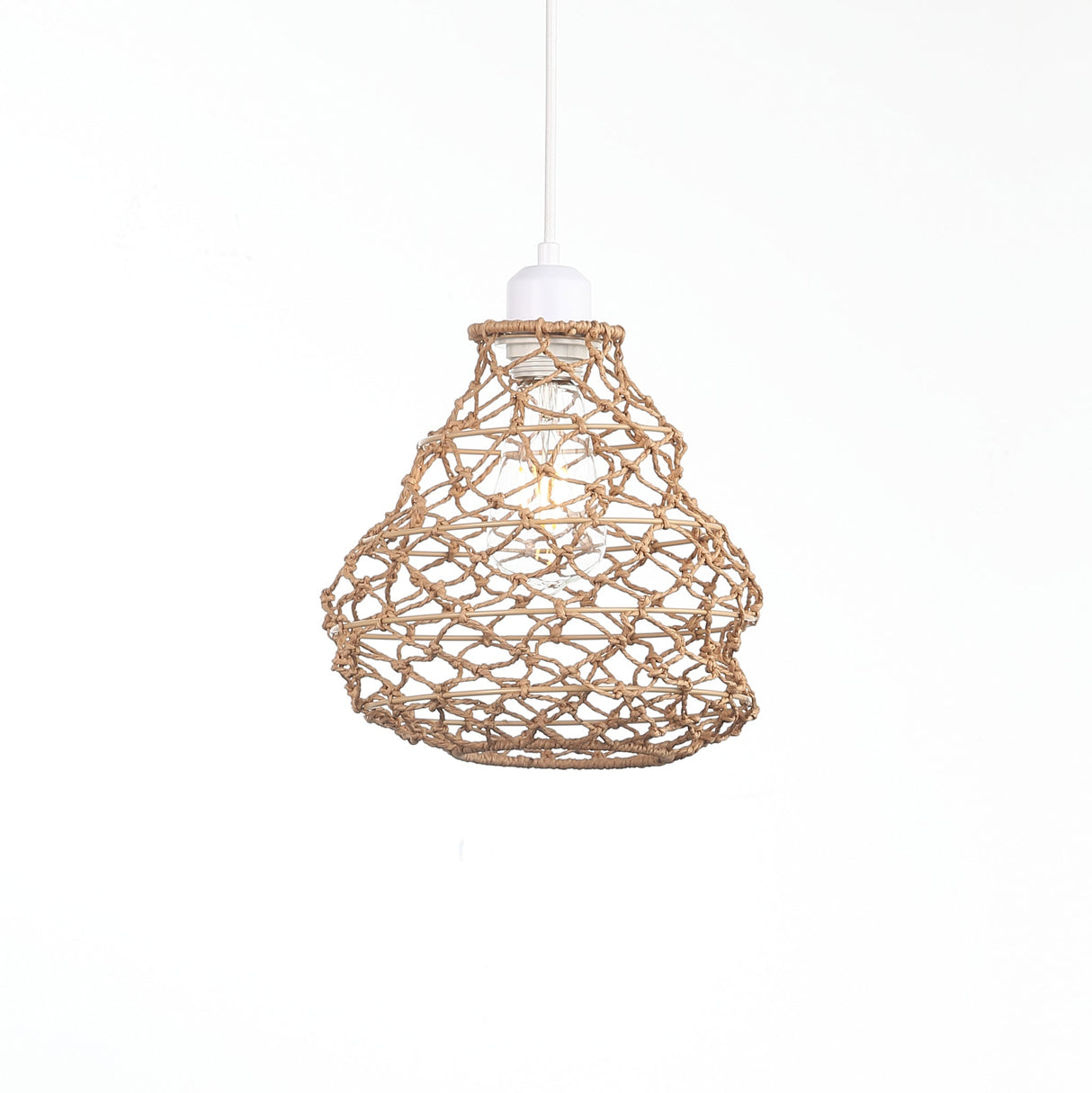 Wavy Taklampa Ø23 Beige-Lampconcept.se