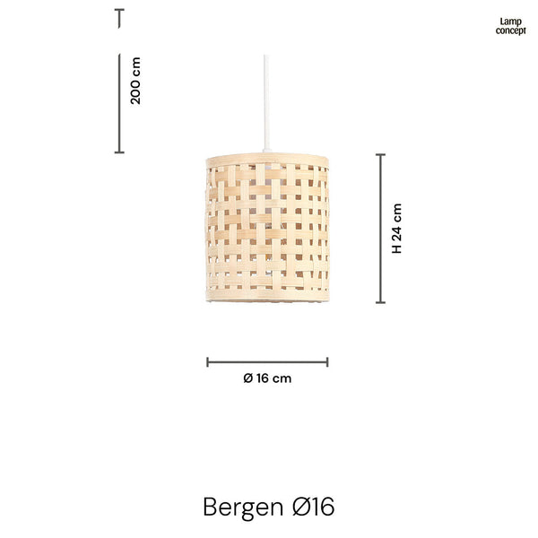 Bergen Hanglamp Ø16