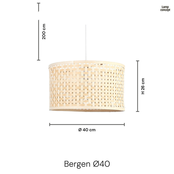 Bergen Hanglamp Ø40
